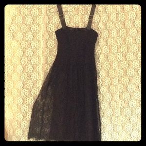 Black lace dress
